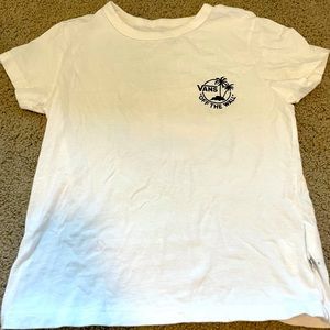 white vans T-shirt, size small.